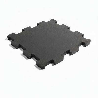 Easy Puzzle Game - Shock Absorbing and Protective Rubber Mat, 50 X 50 Cm 10 Mm