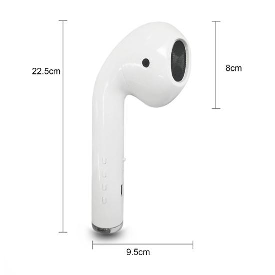 Wireless Bluetooth-compatible 5.0 Large Solid Color Earphone Shape Speaker Music Player