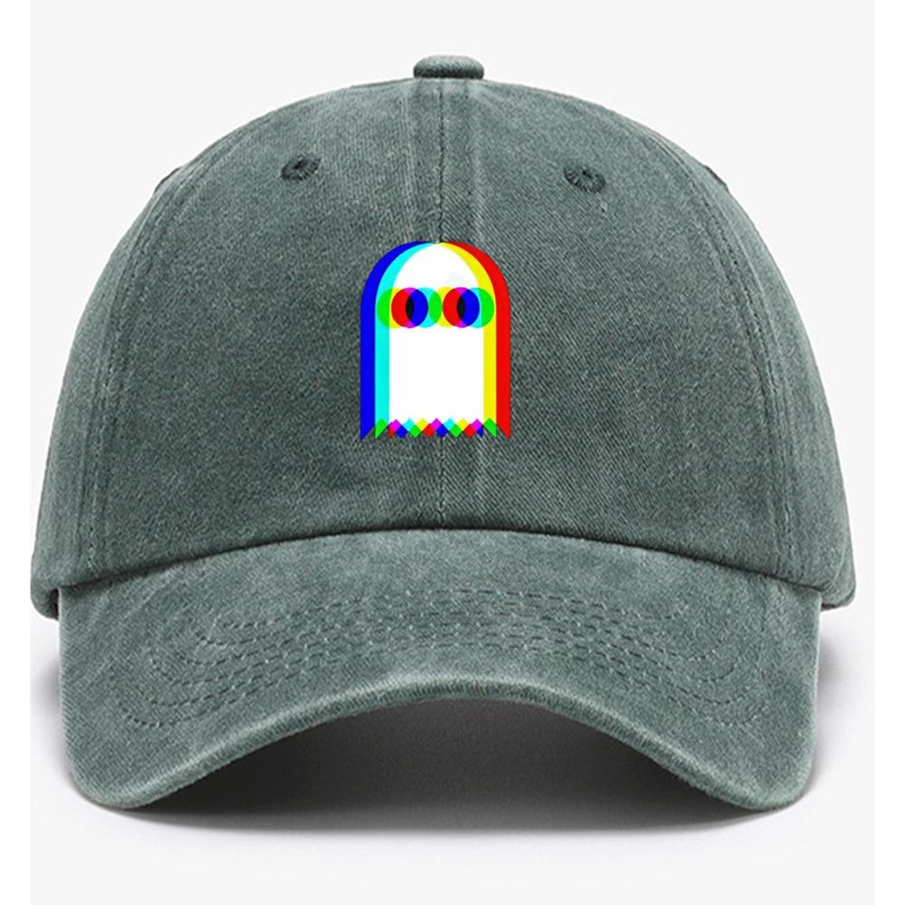 Adjustable Dad Hat Cotton Streetwear Hat Retro Sun Hat  For Men Women зелёный