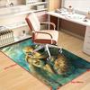 Crystal Velvet Turtle Printed Area Rug Carpet for Bedroom, Living Room, Home Office Decor, Rugs Mat, Fashion Mat Rug for Bedside A84