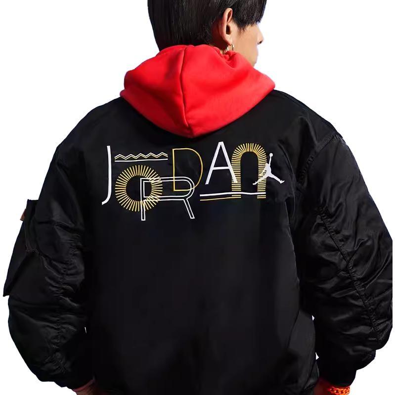 Air Jordan Sport Ganzkörper-Reißverschluss Herbstjacke Asien-Größe 'Schwarz' Herren DN3406-010