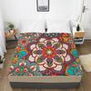 Home Textile 3D Printed Bohemian Pattern Fitted Sheet Mattress Cover Elastic Band Bed Sheet Pad Bedding