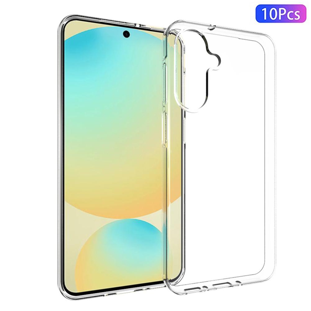 10 ks/balení Pro Samsung Galaxy A26 5G Pouzdro TPU Ochranný Průhledný Kryt na Telefon Bez Vodoznaku
