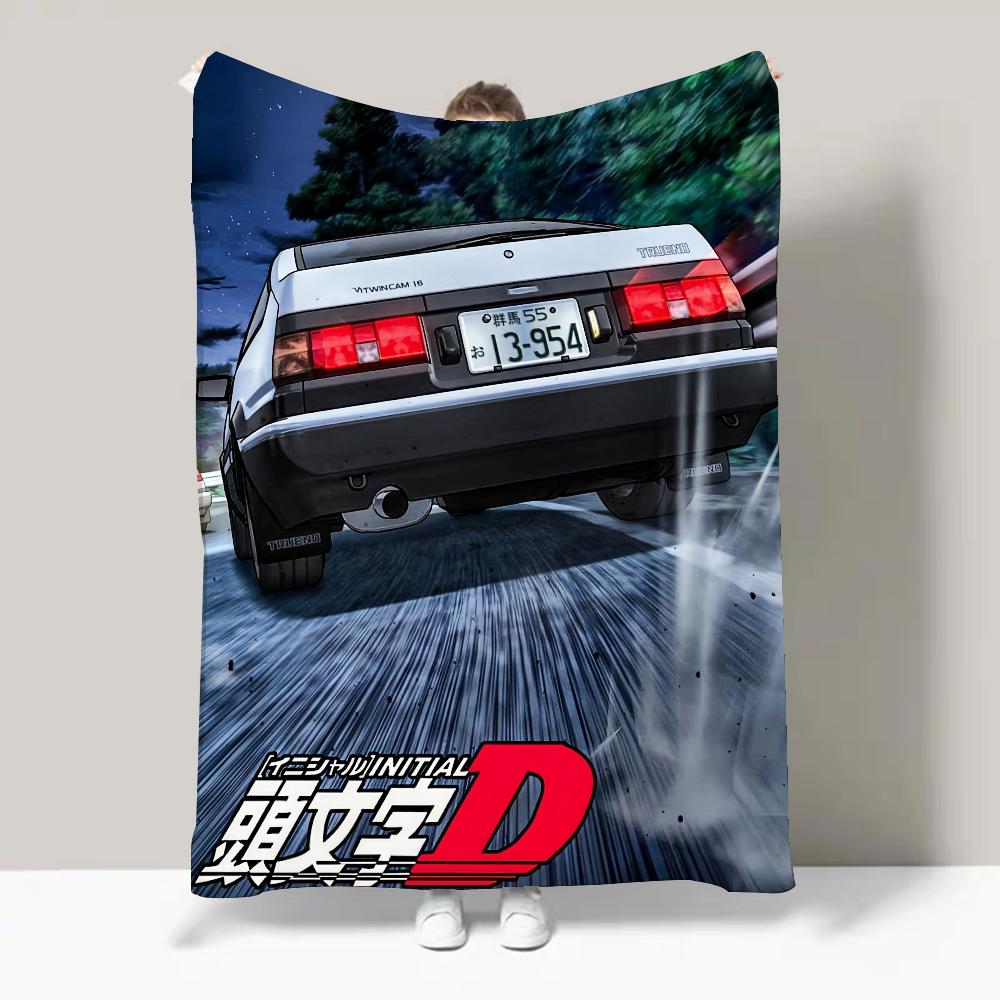 Anime Initial D Blanket Design Lightweight  For Dorms, Naps, Living Room, Office,Sofa,All Season