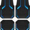 Crystal Velvet Non-Slip Car Floor Mats - Dirt & Wear-Resistant, Easy To Clean.