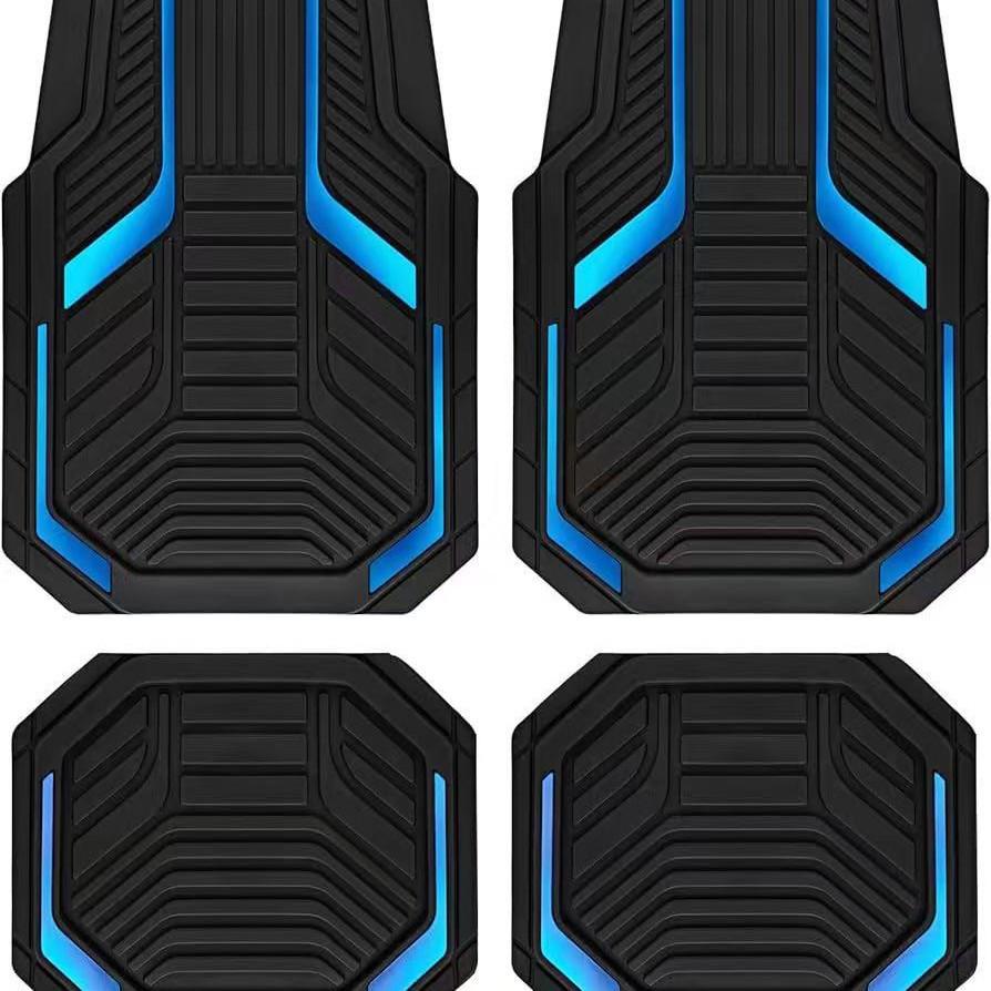 Crystal Velvet Non-Slip Car Floor Mats - Dirt & Wear-Resistant, Easy To Clean.