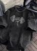 Vintage Washed Distressed Cotton TShirt with Funny Gym Animal  Sarcastic Print Casual Streetwear for Men Workout Daily Tee