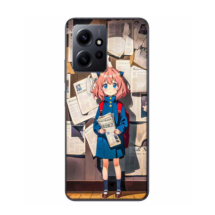 Anya Forger Mind Reading Phone Case For Redmi Note 14 15 Pro 5G 13 12 Pro Plus 11 11T 11E 11S 10 Pro 10S 9 9S Cover Cell Clear T