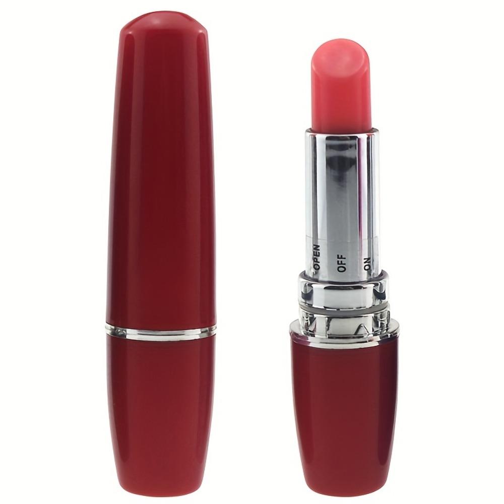 1pc Body-Safe Mini Discreet Lipstick Vibrator Quiet Single-Speed Sex Toy for Women