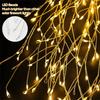 Luce per fuochi d'artificio solare, luci per fuochi d'artificio a LED, impermeabili, per esterni, decorazione da giardino, prato, luci per feste