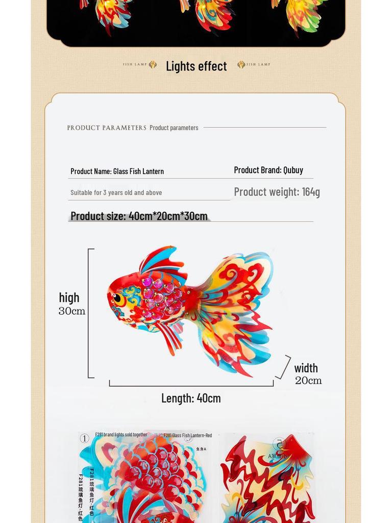 2025 Månfest DIY Barnens Glasfisklykta Pysselkit