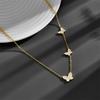 Korean Seashell Butterfly Clavicle Necklace - Trendy, Versatile Ins Style Fashion Accessory