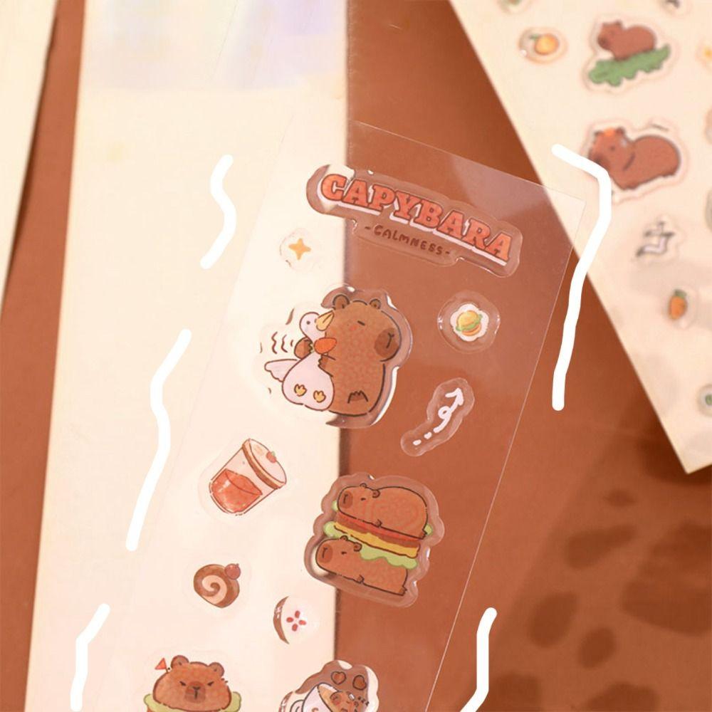 Cartoon DIY Notebook Diary Decoration Paste Cute Guka Scrapbooking Decorative Sticker  Wall