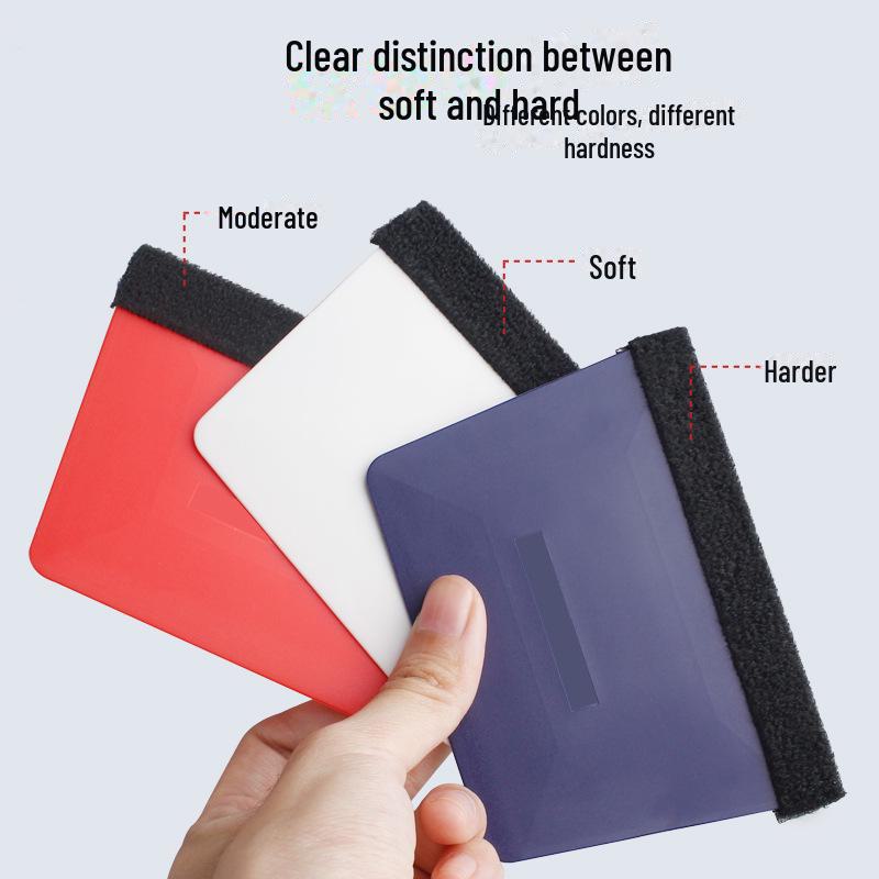 Trapezoidal Soft Double-Sided Plastic Scraper for Car Film