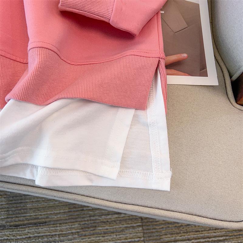 Plus Size Loose Autumn Hoodie, Bust Sizes 200/300 Jin (150/160-1107)