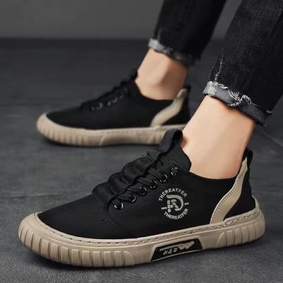 Neue Frühjahr/Sommer 2025 Herrenschuhe Board Schuhe Fischseide Stoff Board Rutschfest Atmungsaktiv Lässig