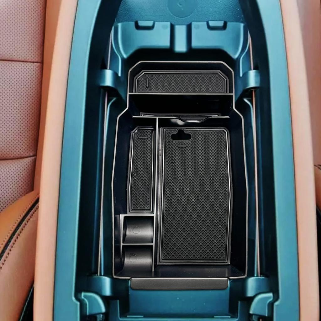 SHAOHAO for 2025 2026 Hyundai Tucson Lower Organizer for 2025 2026 Hyundai Tucson Accessories (Limited/Hybrid) Under Console Organizer Space Expand