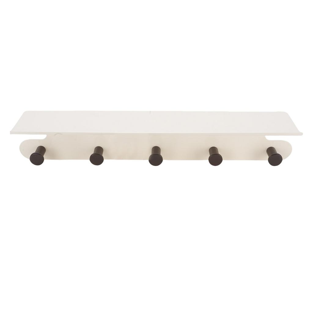 Wall Mount Clothing Rack with Board Hanging Storage Shelf Coat   for Home Entryway Bedroom Bathroom