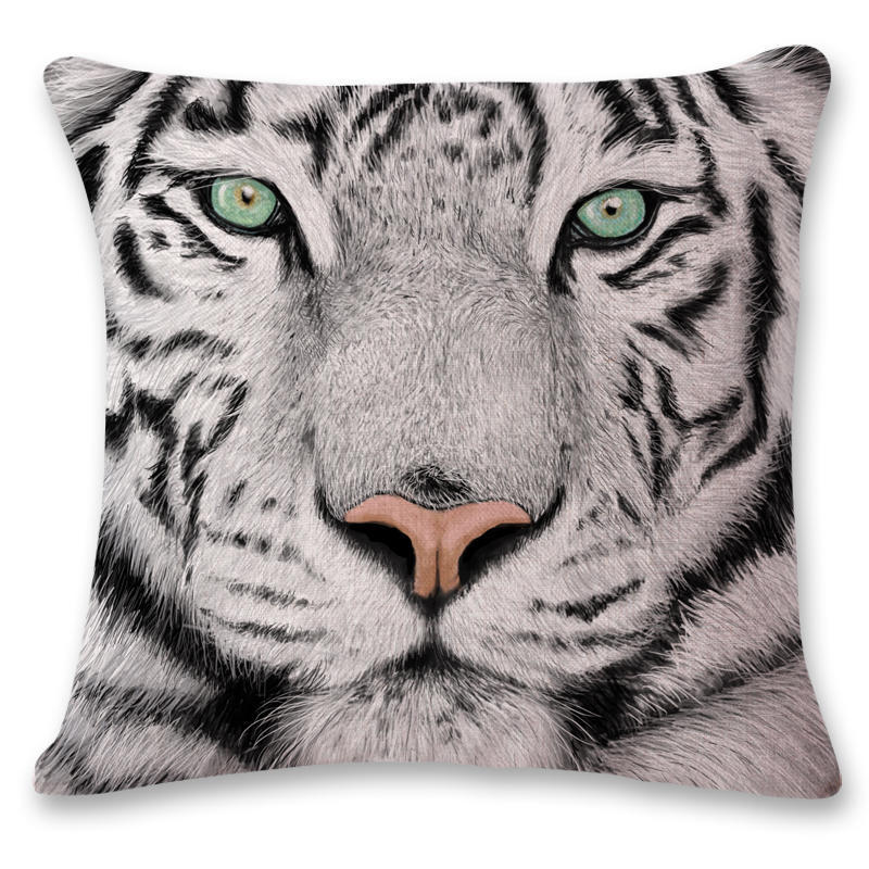 Square Home Decor Pillowcase Cute Wildlife Sofa Waist Pillow  Cushion Cover