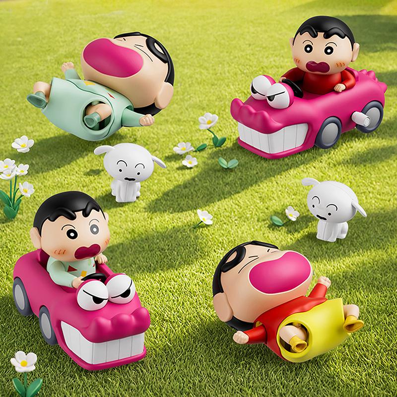 Crayon Shin Chan Dynamic Dynamic Super Vitality Series Blind Box Clockwork Doll Collectible Wind-Up Toy Desktop Decoration
