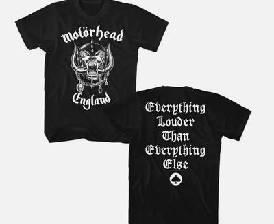 Motorhead Unisex T-shirt Everything Louder Than Everything Else Size S-5XL Unisex T-Shirt