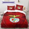 S.L. Set Copripiumino Trapuntato Benfica Copripiumino Federa Decorazione per la Casa Regalo di Compleanno (1 * copripiumino + 2 * federa, senza nucleo)