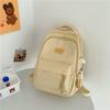 Zaini da donna a tinta unita per donna Zaini scolastici impermeabili Borsa a spalla di grande capacità Borse scolastiche per ragazze Ruckpack