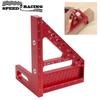 3D Woodworking Square Protractor Measuring Ruler, 45/90 Degree Miter Triangle Ruler Scriber for High Precision Layout Measuring