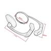 Retro Round Motorcycle Rearview Mirror Bend Rod Silver Side Mirrors Convex Motorbike Accessories Universal