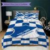 Hoffenheim  Pattern Bedding uilt Set uilt Cover Pillowcase Home Decoration Birthday Gift (1 * duvet cover + 2 * pillowcase without core)