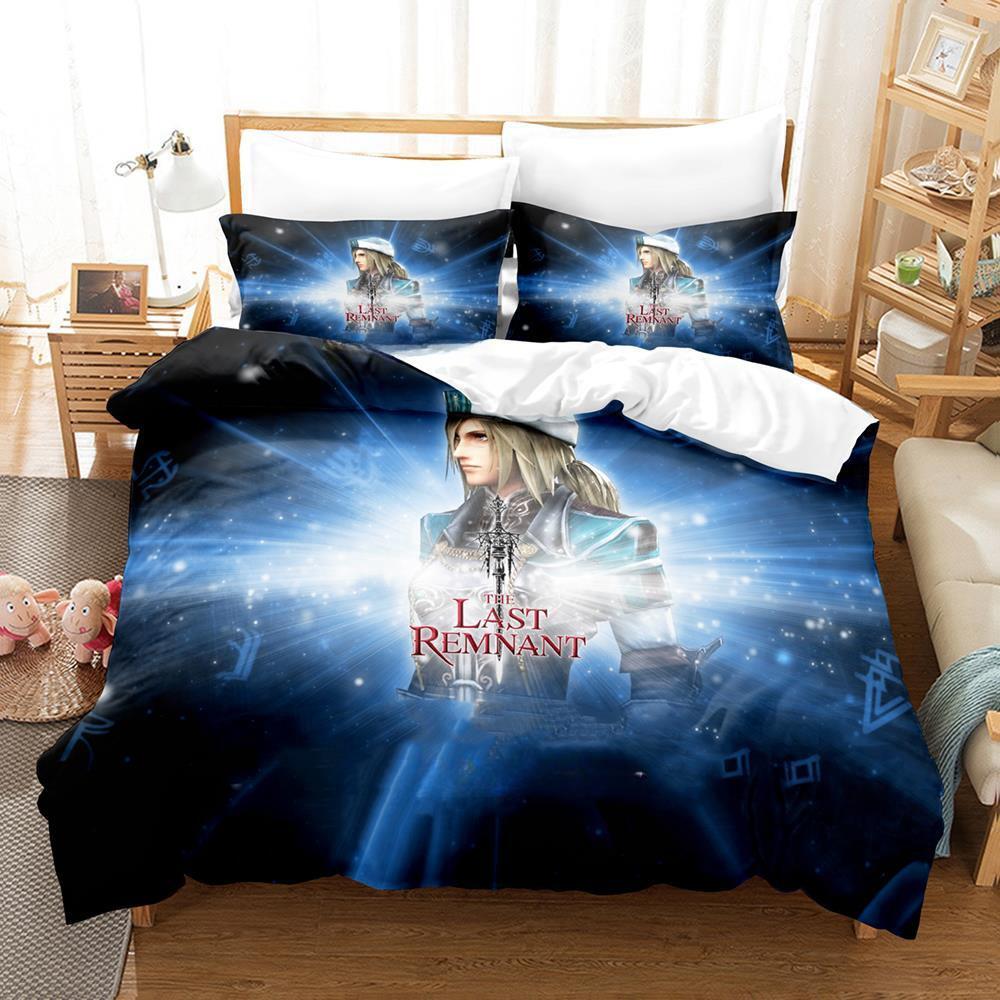 Fashion 3d Print Game The Last Remnant Bedding Set Cartoon  Three-piece Set Adult Kid Bedroom Duvet Cover Sets Home Textile