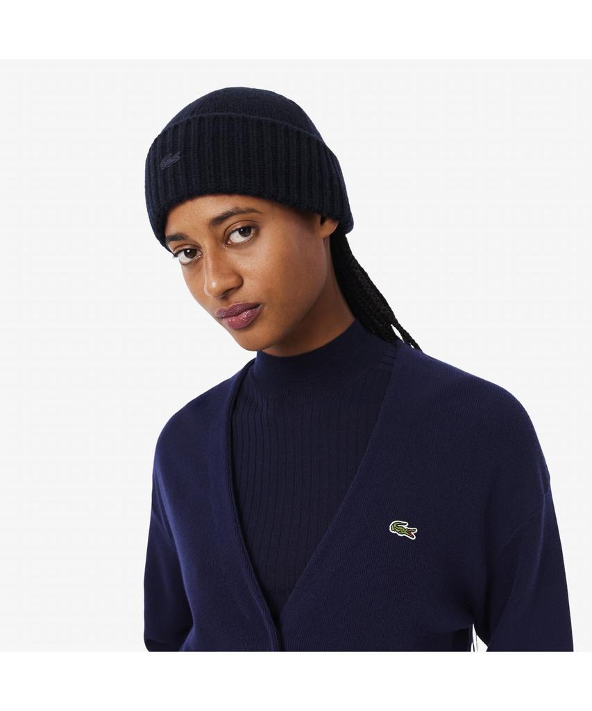 LACOSTE Women'S 3D Wool Seamless Beanie Rb4163-55N 166