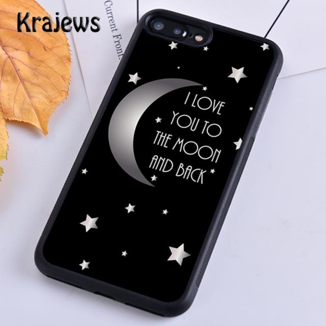 I Love You To The Moon And Back Phone Case Cover For iPhone 17 Air 16 15 14 Plus 12 13 Pro Max Fundas