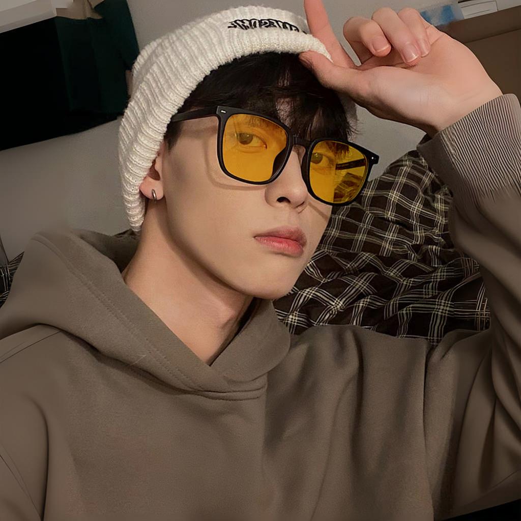 Sunglasses Men'S Trendy Advanced Sense Uv Protection Retro Brown Glasses Trendy Cool Street Sunglasses Women