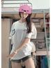 Cartoon Print Unisex Cotton Summer T-Shirt, Short-Sleeve, New 2025 Style