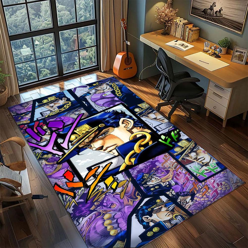 Jonathan Joestar JoJo Teppich für Wohnzimmer Schlafzimmer Heimdekoration Coole Filmmatte Spielbodenmatte