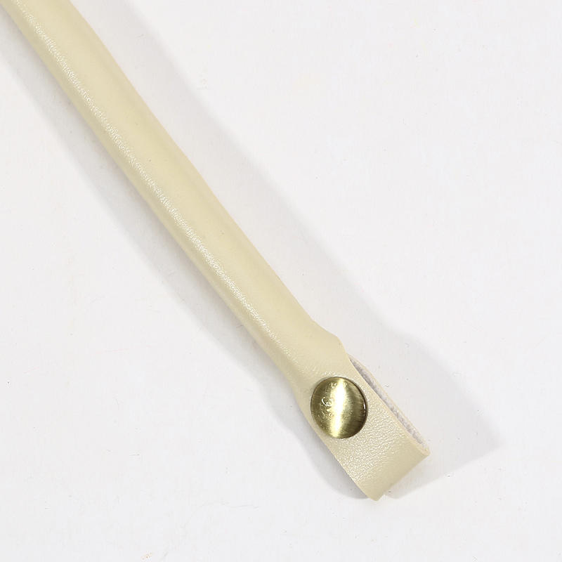 1/2PCS PU Leather Purse Handles Replacement Round Bags Short Handle Strap Handbag DIY Making Accessories