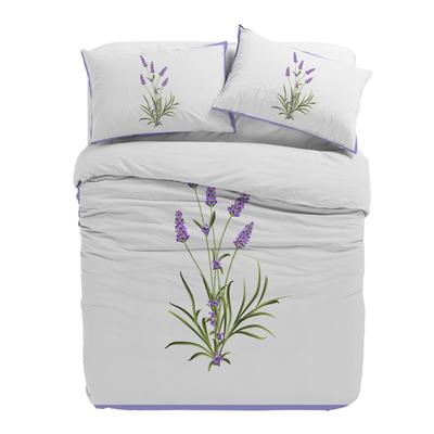 Copripiumino Viola Fiore Lavanda Romantico Con Federa Set Biancheria da Letto Personalizzato 3 Pezzi Coperta Letto Matrimoniale Tessile per la Casa