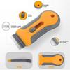 Glue Removal Blade Glass Oven Razor Scraper Plastic Handle Razor Scraper Spatula Car Film Tool Window Cleaning Blade Scraper