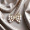 Elegant Women's Rhinestone Bow Brooch - High-End Alloy Pin Accessory