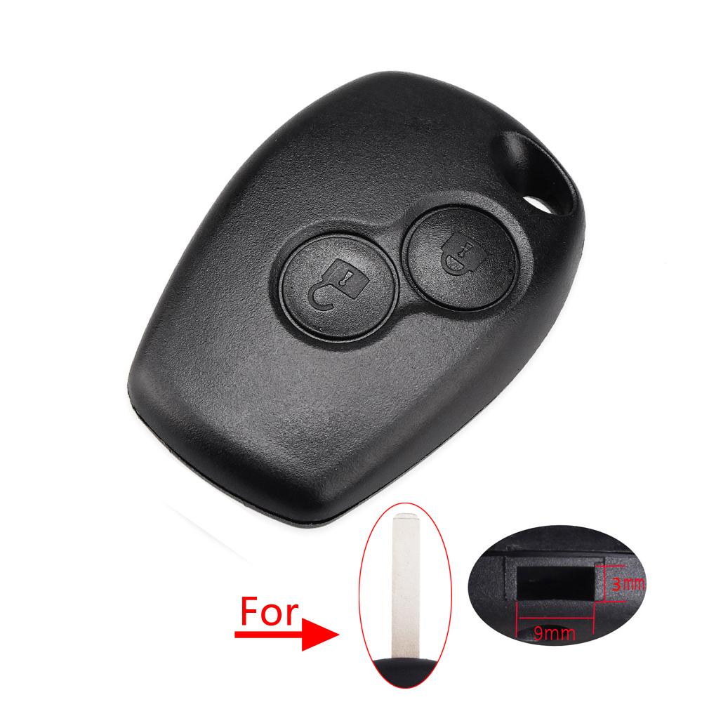 2 3 Buttons Car Remote Key Shell Case Without Blade For Renault Dacia Modus Clio 3 Twingo Kangoo 2 Duster Logan Fluence
