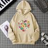 2025 Winter New Women's Hoodie High Street Unisex Style Double Pockets Sweatshirts Outerwear Plus-Size Women's Clothing CYXX225