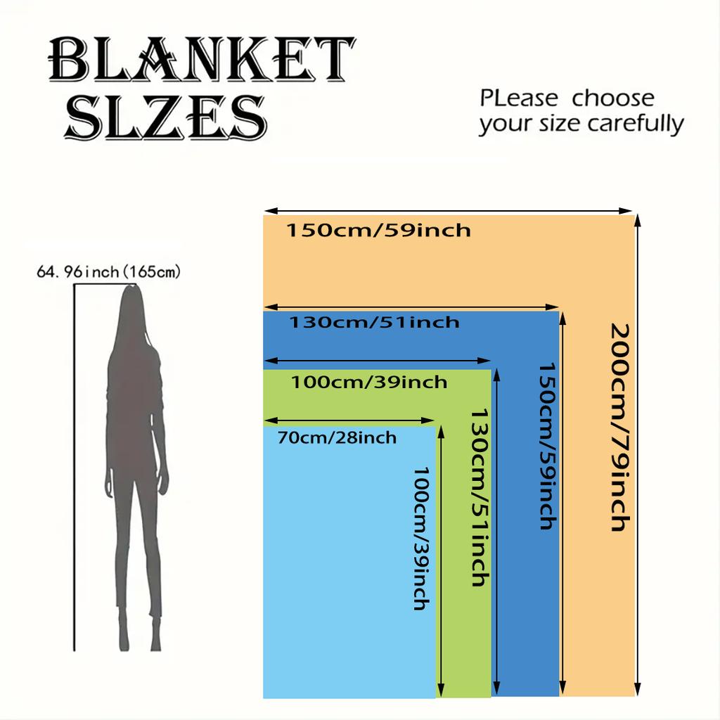 Scottish Highland Cow Soft Flannel Throw Blanket Machine Washable, Perfect for Couch, Bed, Travel, Camping & Office