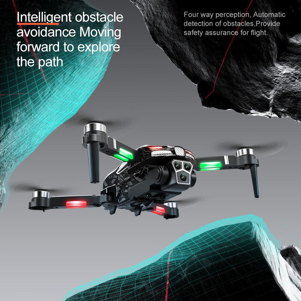 V186 Foldable 8K HD Drone with Three Cameras & Obstacle Avoidance