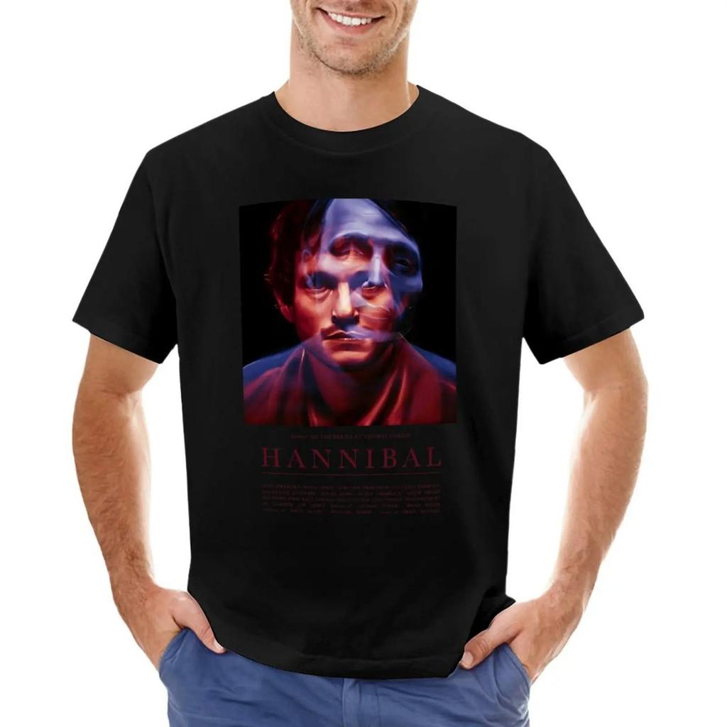 Hannibal NBC Series Double Exposure Black T-Shirt