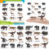 Kids Wild Asian Elephants Sloths Musk Oxen Tapirs Animal Pvc Models With Static Design For Learning And Collection