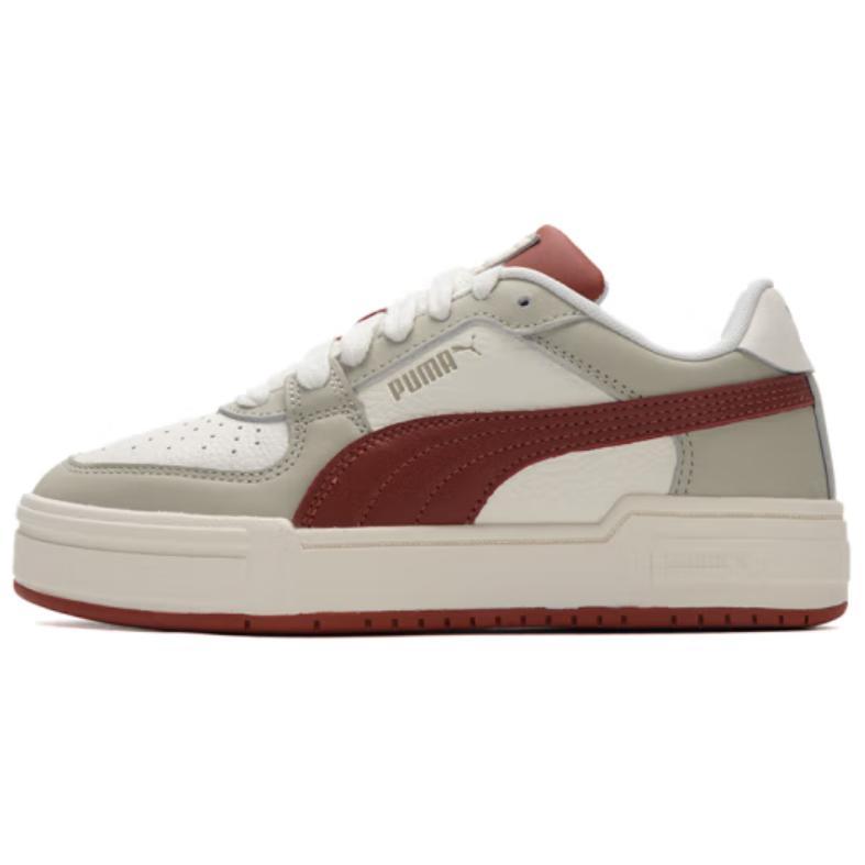 Puma Ca Pro Classic Comfortable Convenient Low-Top Sneakers Unisex Sneakers White Gray Red 380190-64