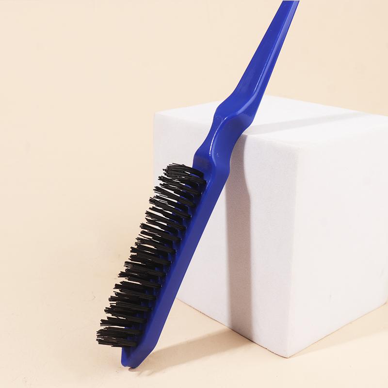 1pcs Hair Teasing Brush, Salon Back Combing Brush Rat Tail Teasing Hair Brush Nylon for Back Combing Styling Tool