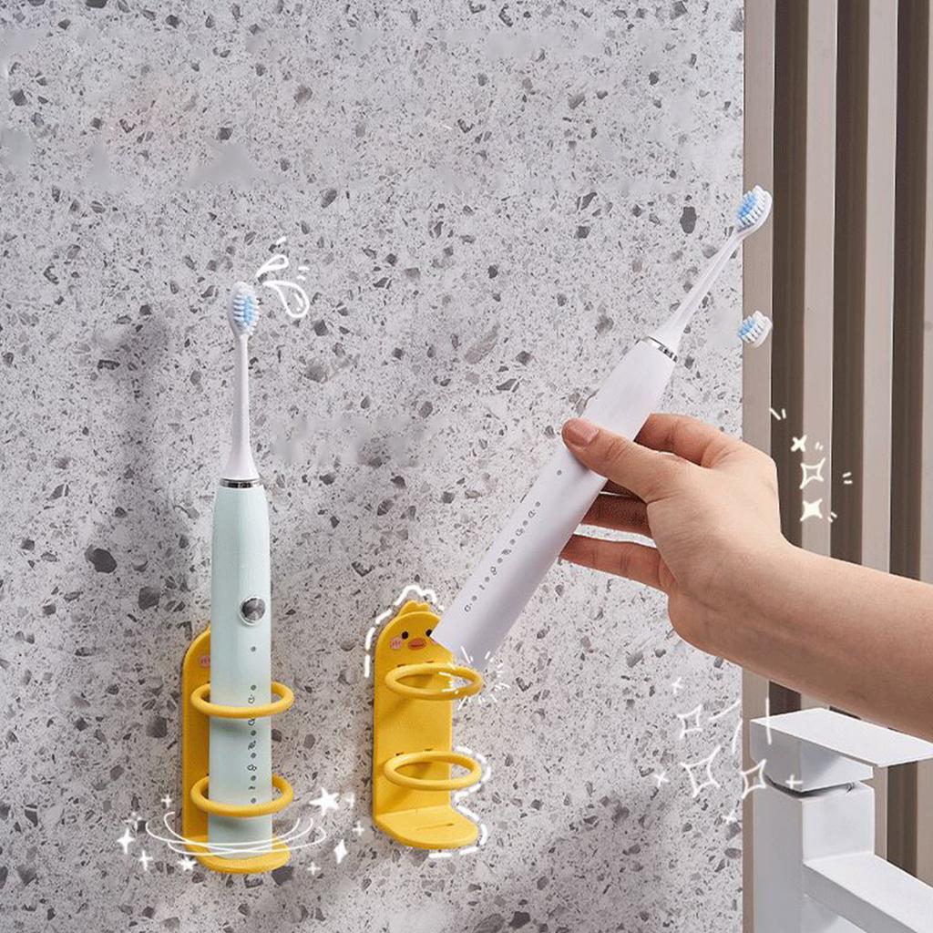 Wall Mounted Electric Toothbrush Holder Cute Shape Adhesive Electric Toothbrush Holder with