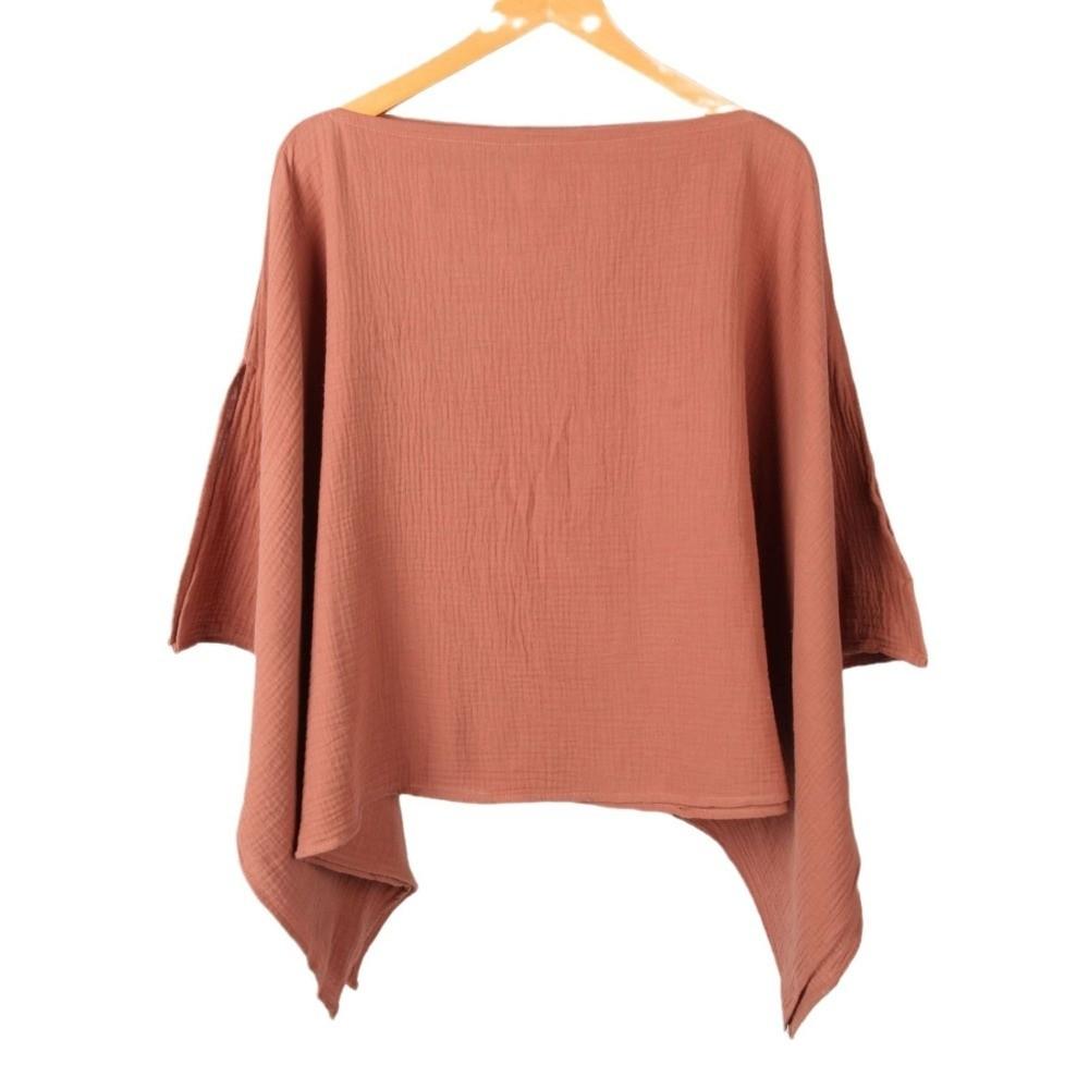 Wygodne ubrania do karmienia Jednokolorowy szalik do karmienia dla mamy Akcesoria do karmienia niemowląt